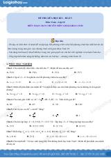 Đề thi giữa kì 1 Toán 10 Kết nối tri thức - Đề số 5